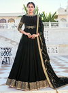 Dark Green Colour New Designer Wedding Wear Readymade Heavy Suit Collection 594